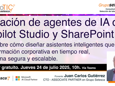 Crea agentes inteligentes con IA, Copilot Studio y SharePoint