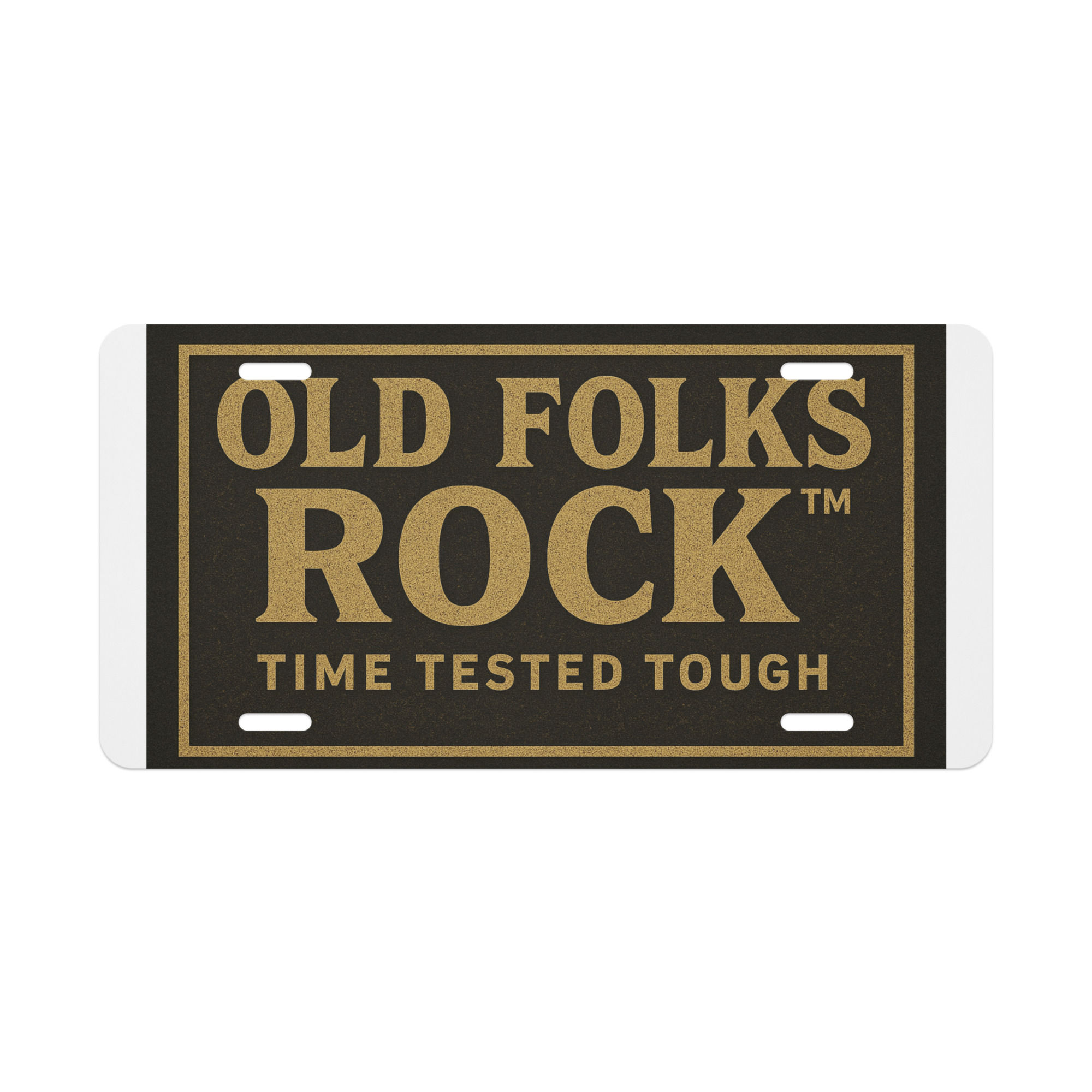 Old Folks Rock License Plate
