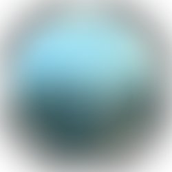 the back of an ORT ondemand crystal bridges blue art bus in fayetteville