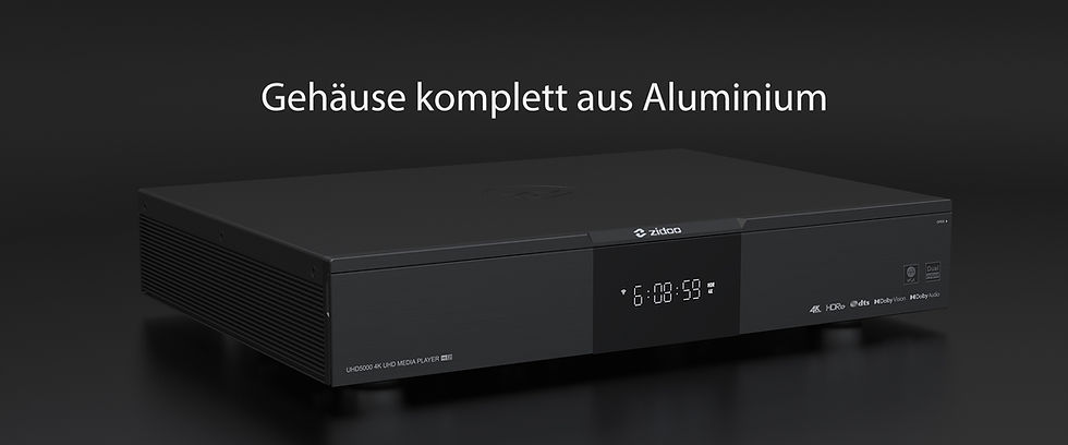Miniaturbild: Zidoo UHD 5000 Android 4K Mediaplayer