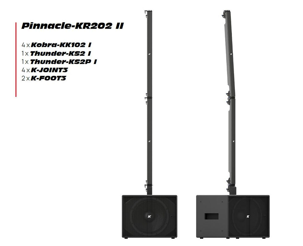 K-Array Pinnacle KR202II - "Line-Array" Soundsystem Pro