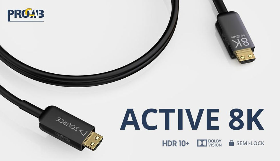 Miniaturbild: Procab 8K/48Gbps Optisches HDMI 2.1-Kabel