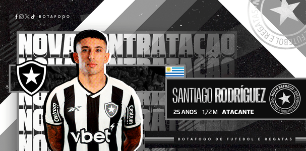 Santiago Rodríguez, novo reforço do Botafogo