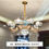 Thumbnail: Nordic luxury crystal chandelier hotel living room home  ceiling   decorative li