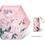 Thumbnail: Mini Sun Umbrella Rose Oil Painting Small Pocket Rain Umbrella Folding Umbrella 
