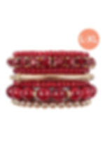 Thumbnail: Multiple Line Classy Stack Bracelet