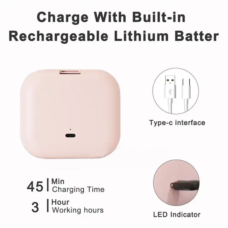 थंबनेल: Compact Small Mini Gift Vanity Table Folding Led Lights Portable Hand Held Pocke