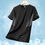 Thumbnail: Running T-shirt Men Summer Ice Silk Thin Top Reflective Printing Quick Dry Short