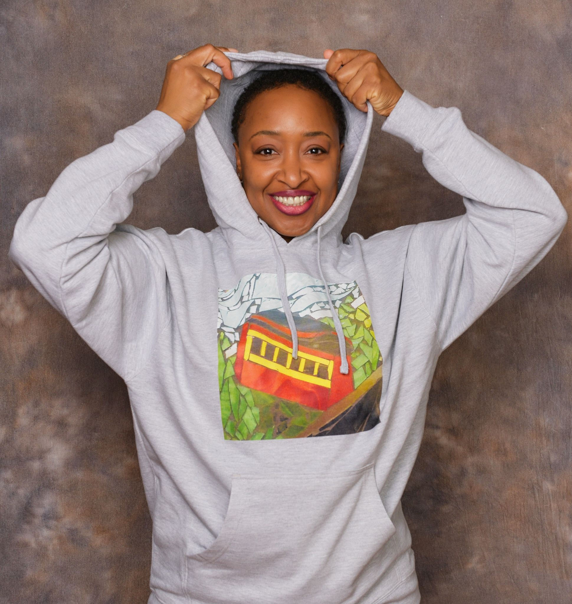 Pittsburgh Hoodie, Art by Debbie Jacknin of Mosaic Glass Creations