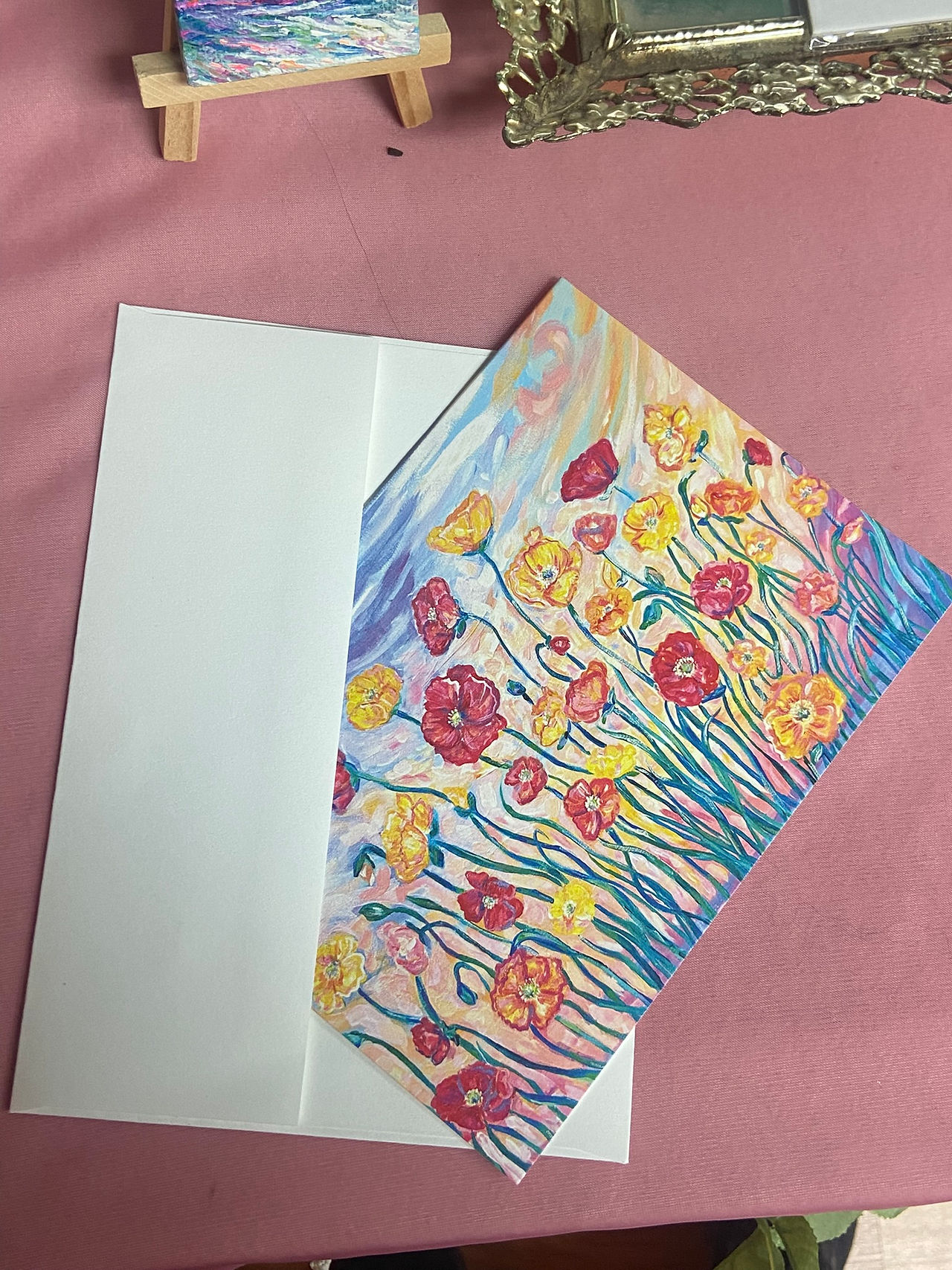 Tall Poppy Celebration Greeting Card