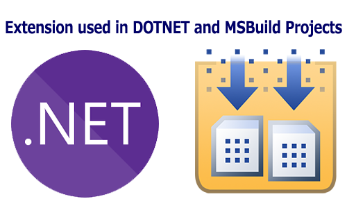 DOTNET and MSBuild Projects extension