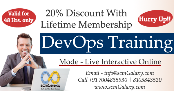 DevOps Training — 20% Discount & Lifetime Membership — Valid for 48 Hrs. Only