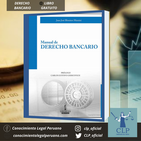 MANUAL DE DERECHO BANCARIO | DESCARGA EN PDF