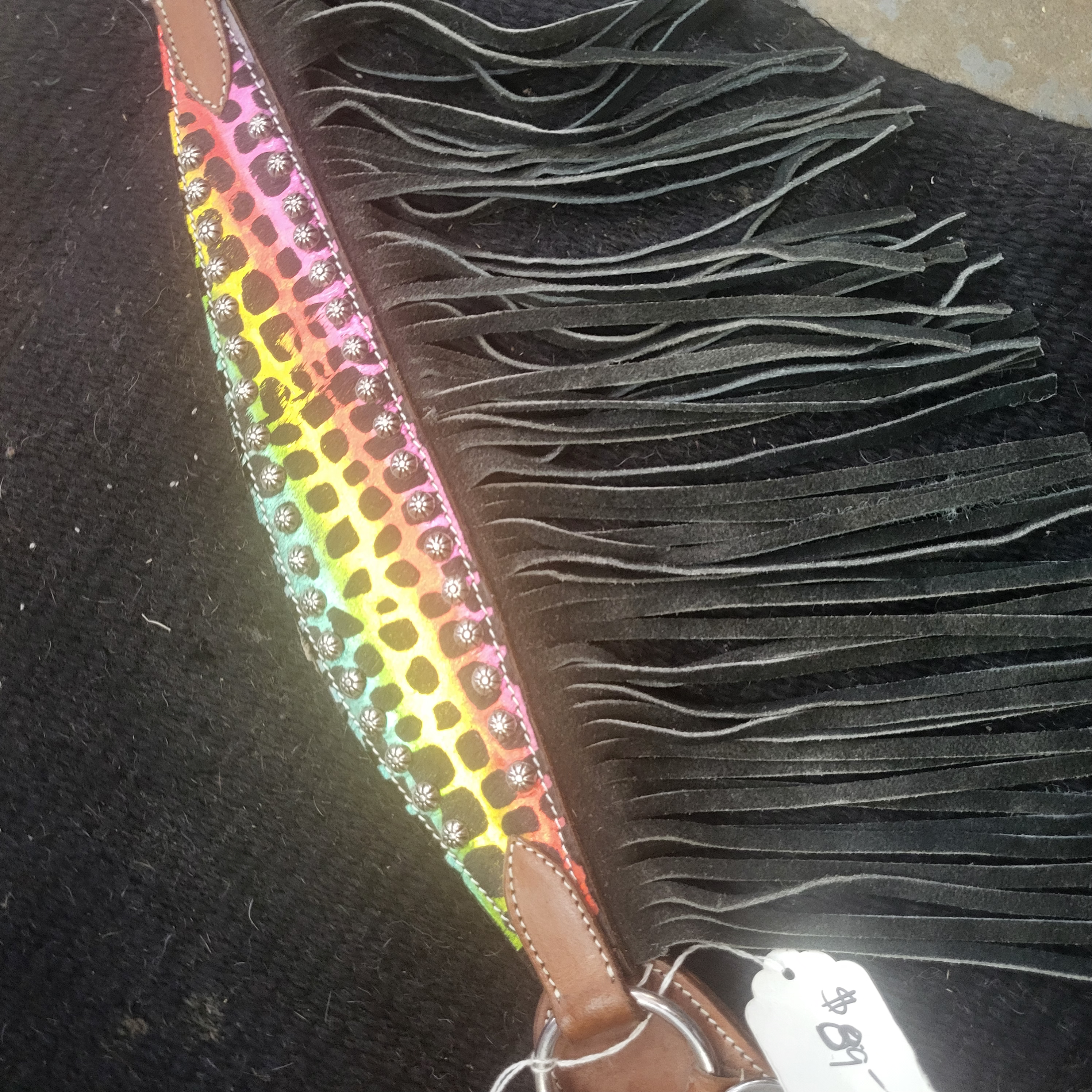 Colorful Breastcollar w/Fringe