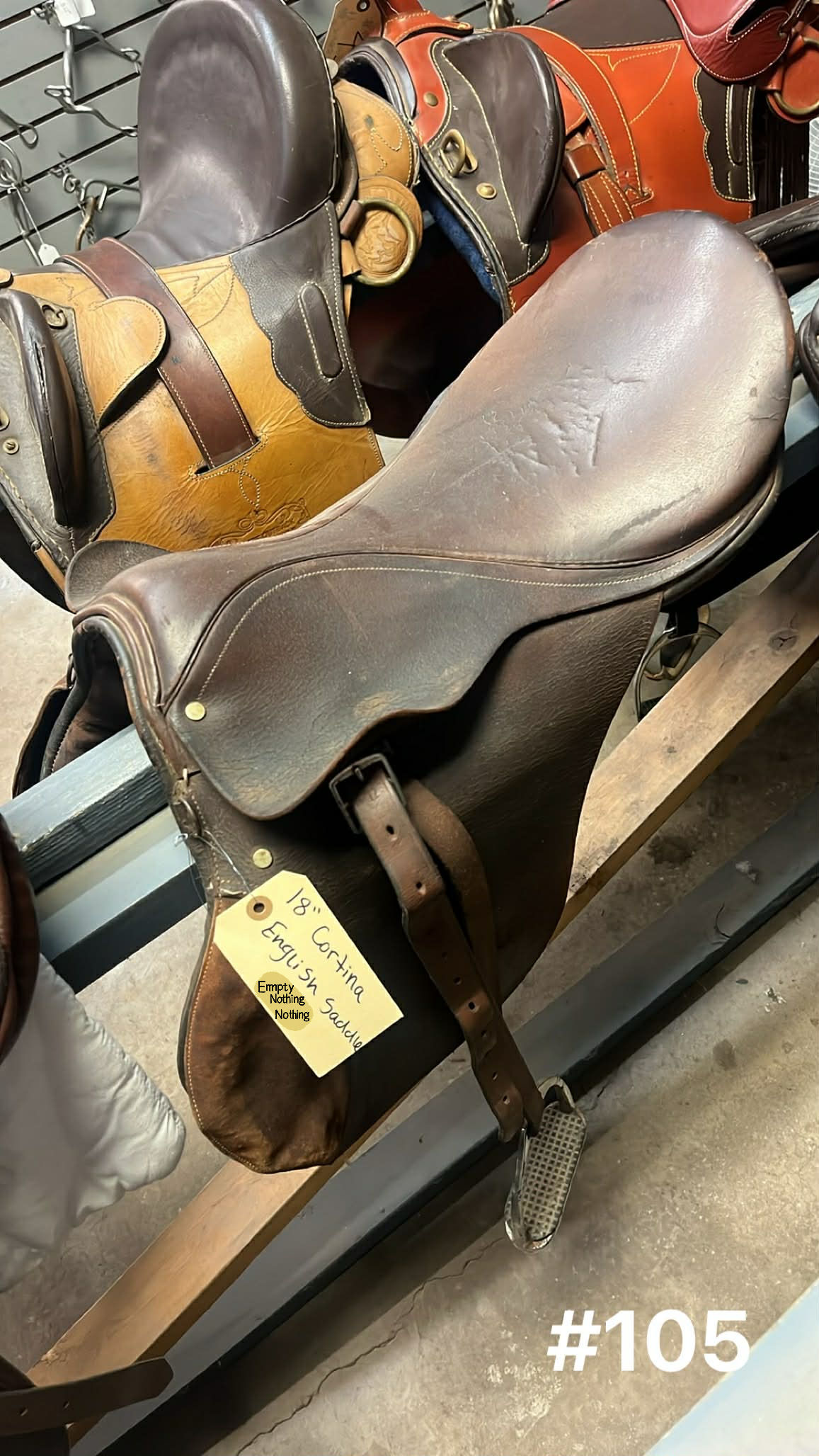 18" Cortina English Saddle (USED)