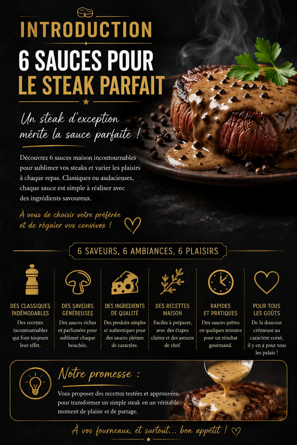 6 sauces pour le steak parfait (ebook PDF)