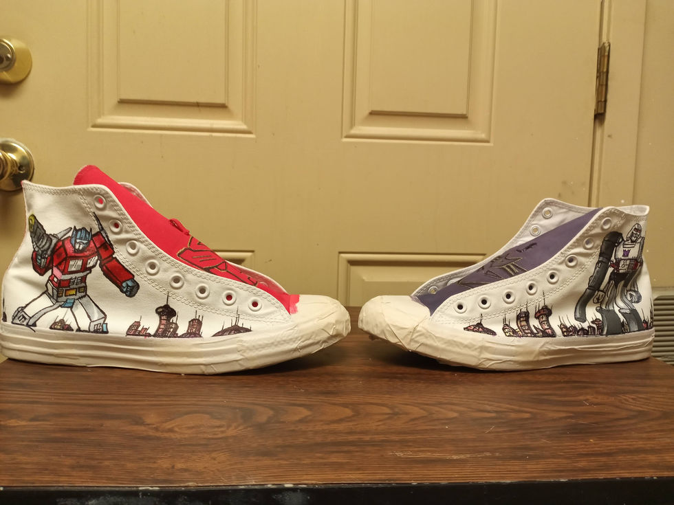Custom Kicks of my favorite Cartoons.