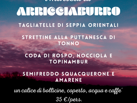 Martedì 6 settembre da Arricciaburro!
