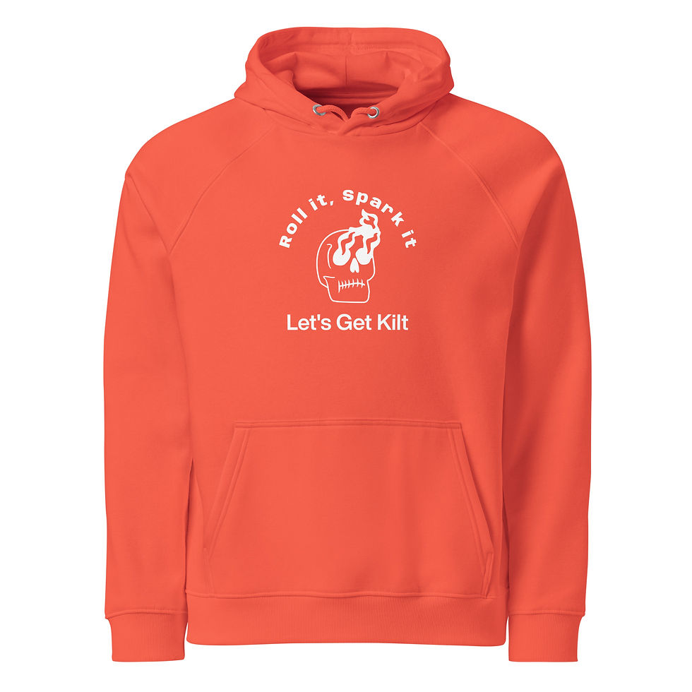 Thumbnail: Roll it, Spark It Unisex eco raglan hoodie