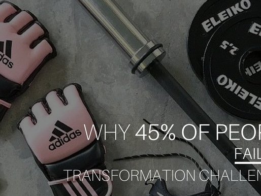 Why 45% of People Fail Transformation Challenges
