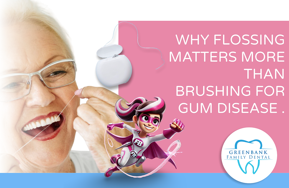 Flossing isn’t just about today — it’s about keeping your teeth for life.  Healthy gums support long-term comfort, confidence, and quality of life at every age.