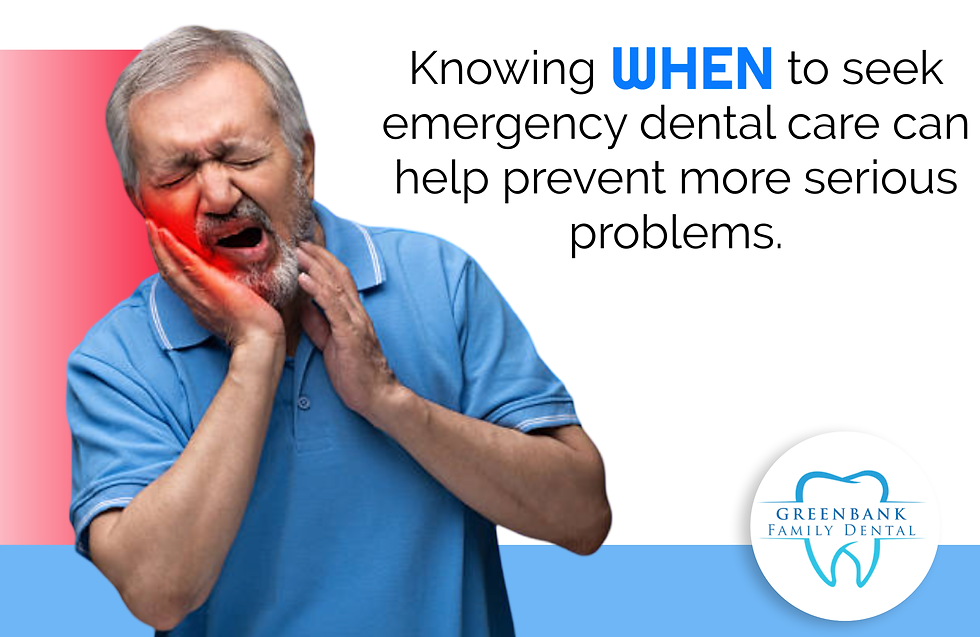 When to Seek Emergency Dental Care in Greenbank