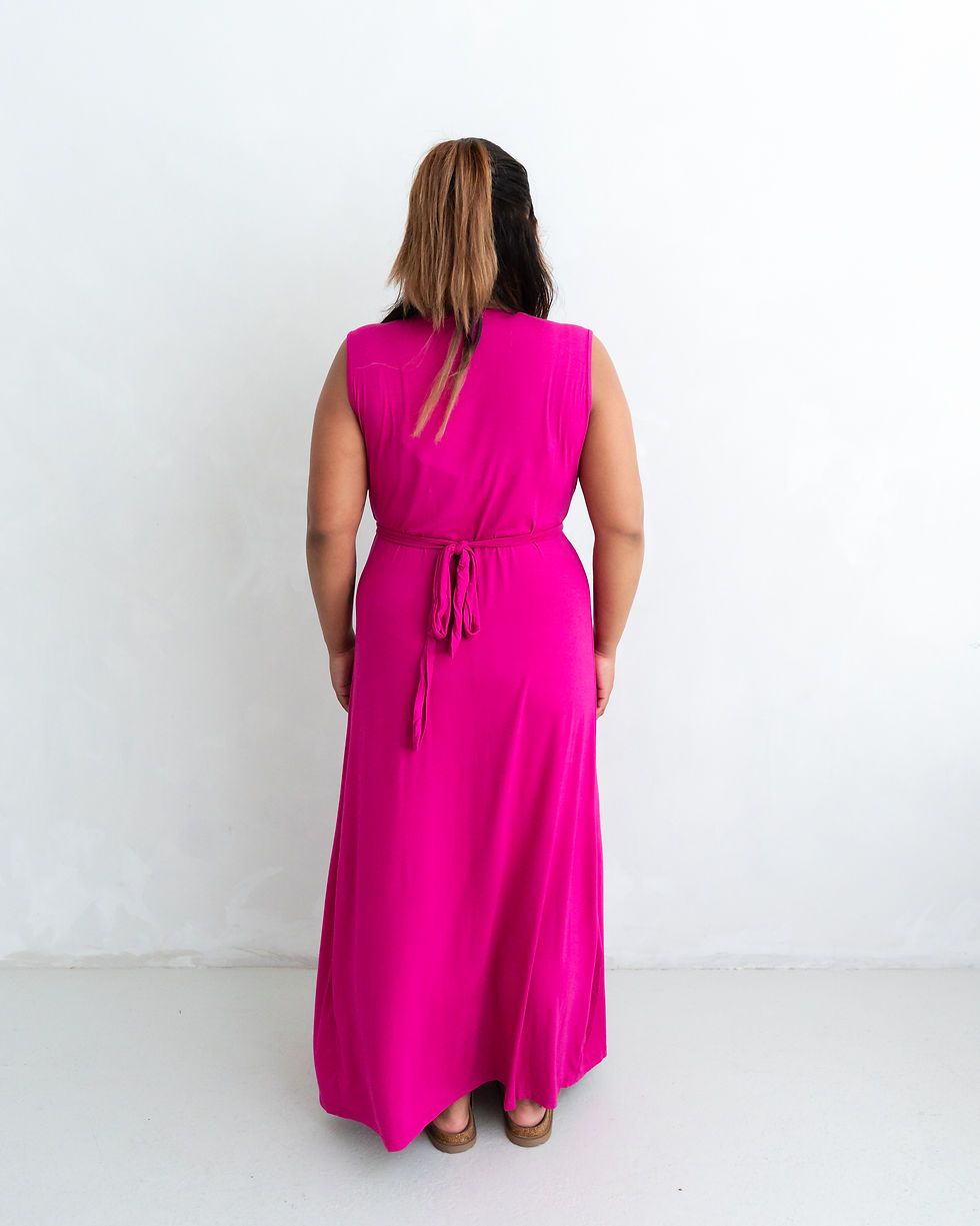 Thumbnail: RED VIOLET EASE DRESS