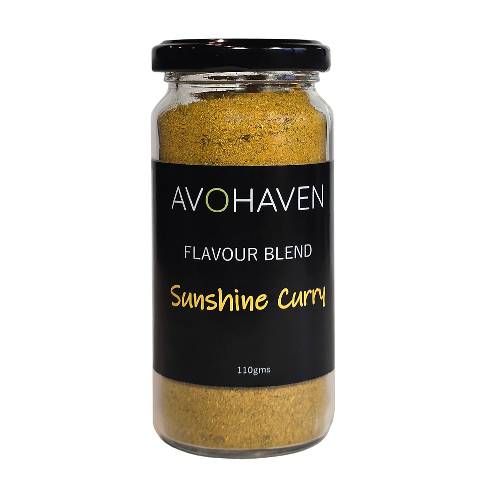 A mild, golden curry blend with aromatic Indian spices