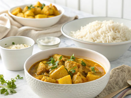This Easy Chicken & Potato Yellow Curry has become one of my go-to dinners when I want something hearty but not heavy.