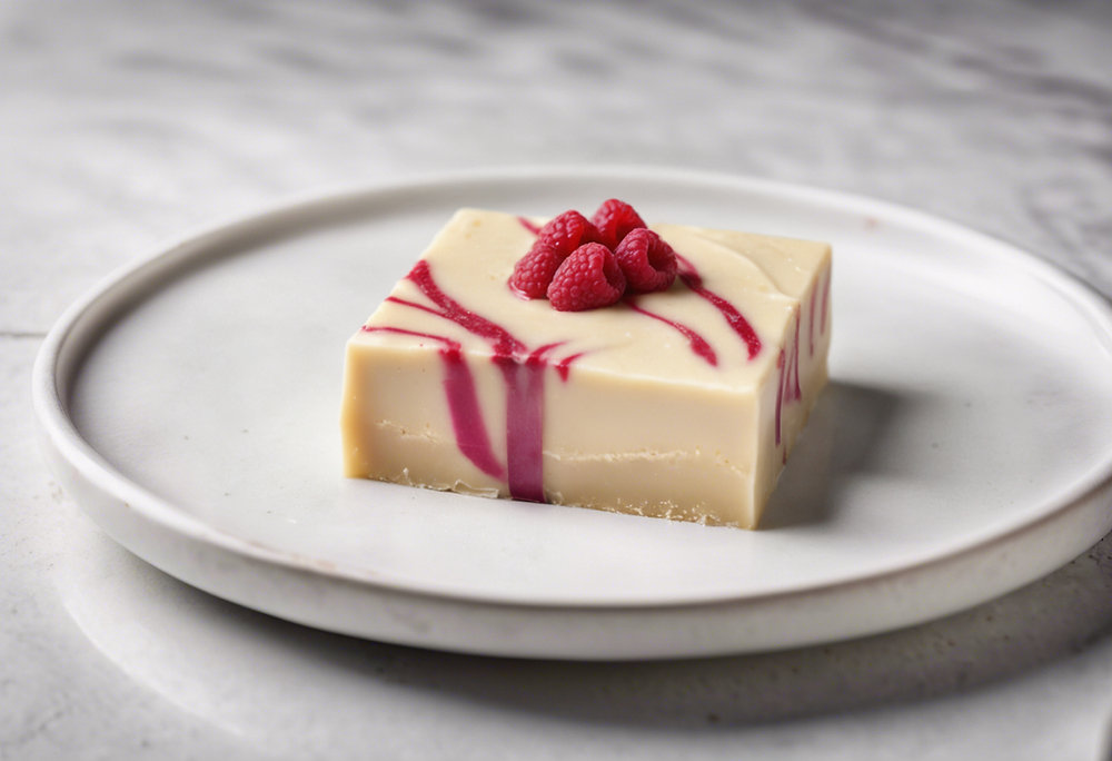 Blue Raspberry Fudge White Chocolate & Raspberry Fudge