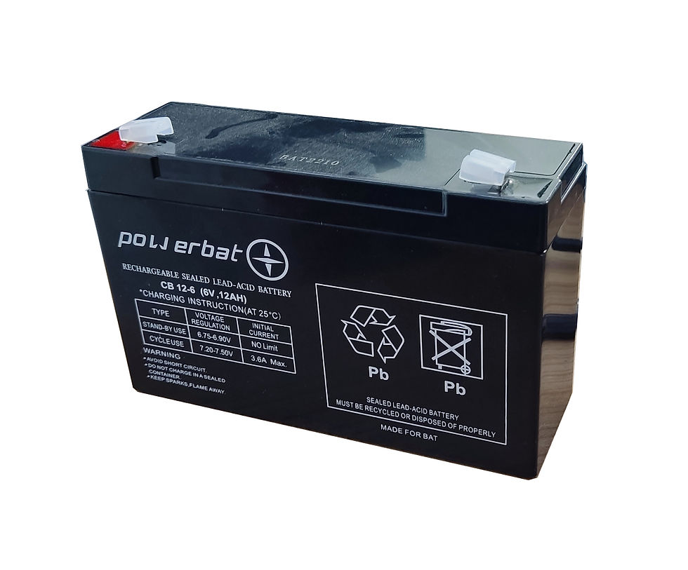 PowerBat Akumulator 6V 12Ah