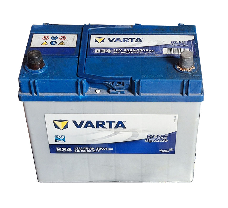 obraz przedstawia akumulator Varta Blue Akumulator 12V 45Ah 330A