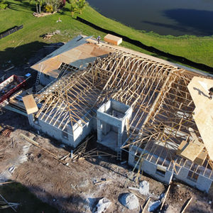 Home site under construction