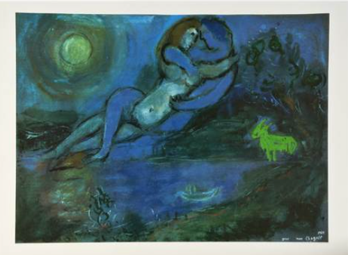 Chagall  Liebespaar Grece visuel