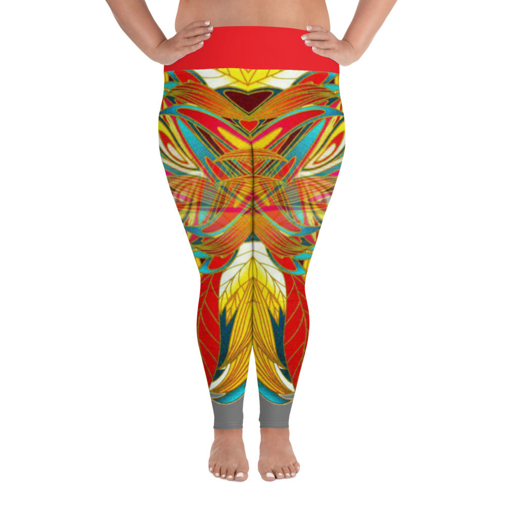 All-Over Print Plus Size Leggings