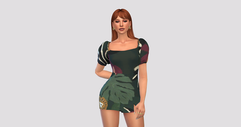 Ellie Dress - Christopher067 Sims 4 CC
