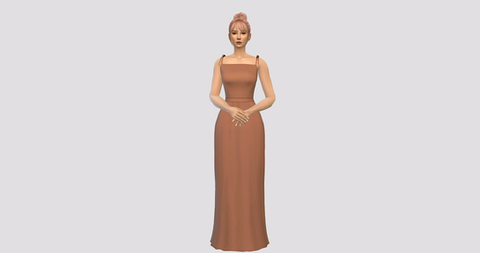 Behold Dress - Christopher067 Sims 4 CC