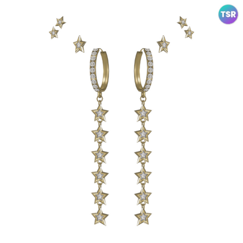 Atmos Earrings - Christopher067 Sims 4 CC
