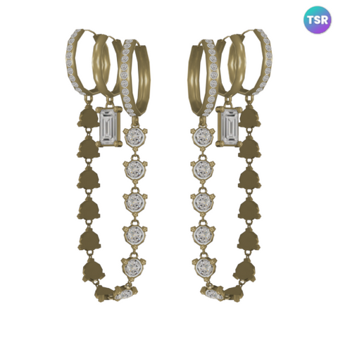 Ornate Earrings - Christopher067 Sims 4 CC
