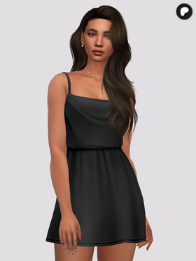sims 4 little black dress cc GoldFish Little Black Dress LBD3 - The Sims 4 Create a Sim