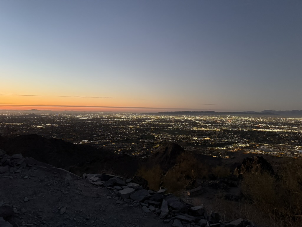 Sunrise view - Piestewa Peak