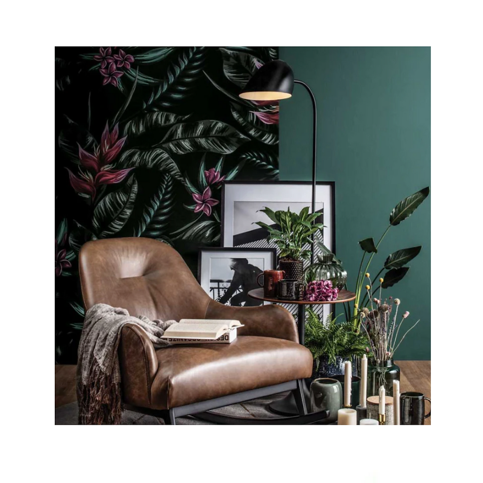 Thumbnail: WEAVER MATT BLACK FLOOR LAMP