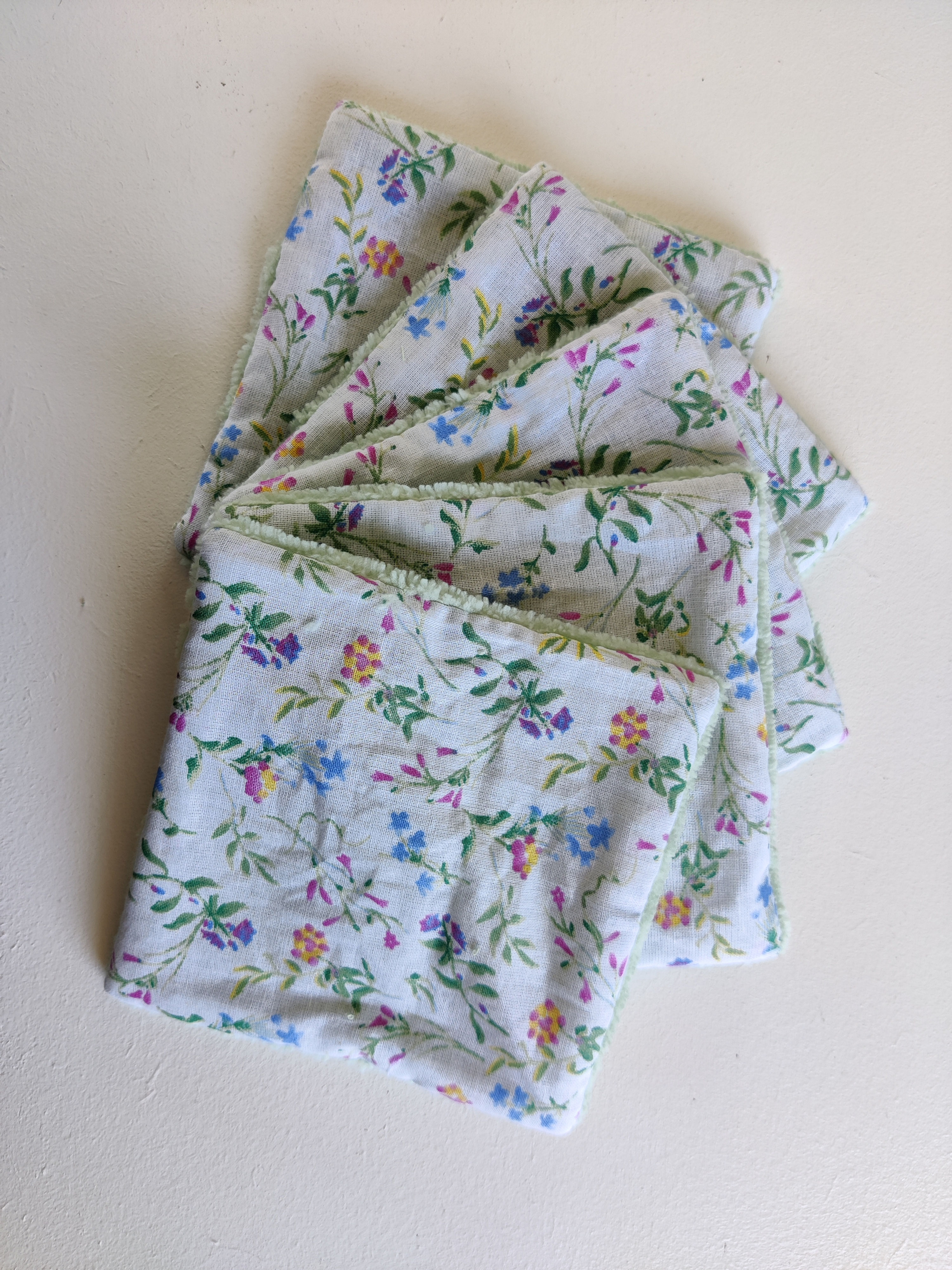 lingette coton lavable prairie