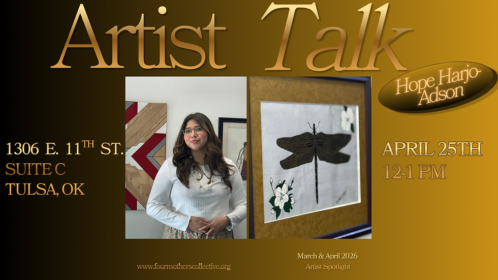 Artist Talk with Hope Harjo-Adson