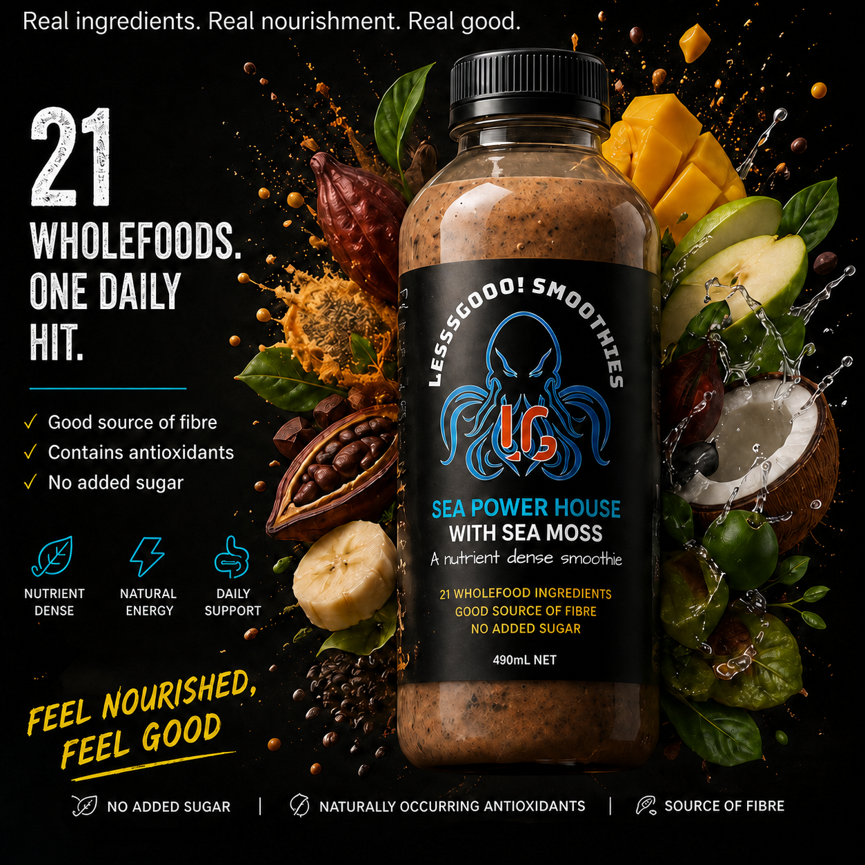 LesssGooo! Sea Power House 21 Ingredients