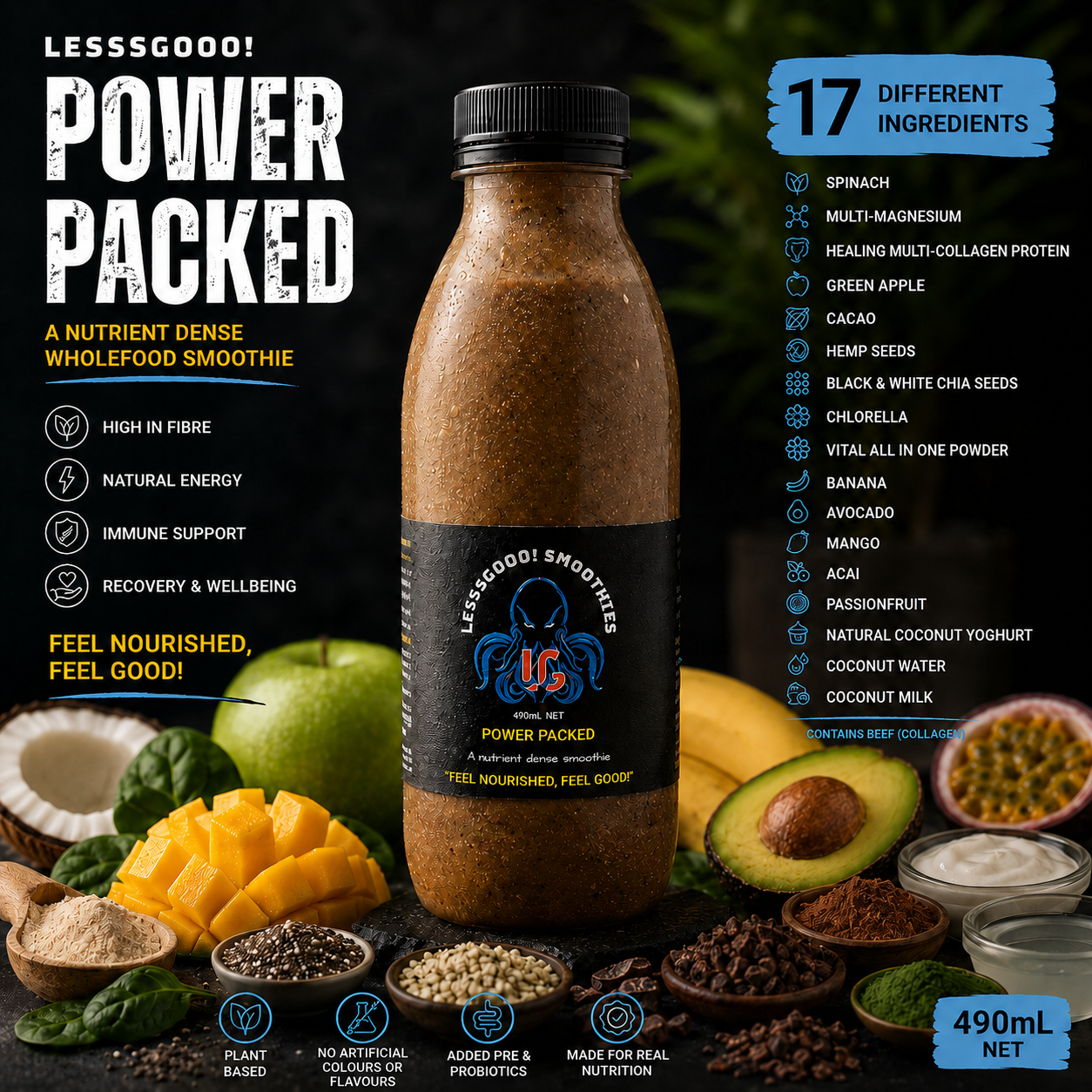 LesssGooo! Power Packed 17 Ingredients