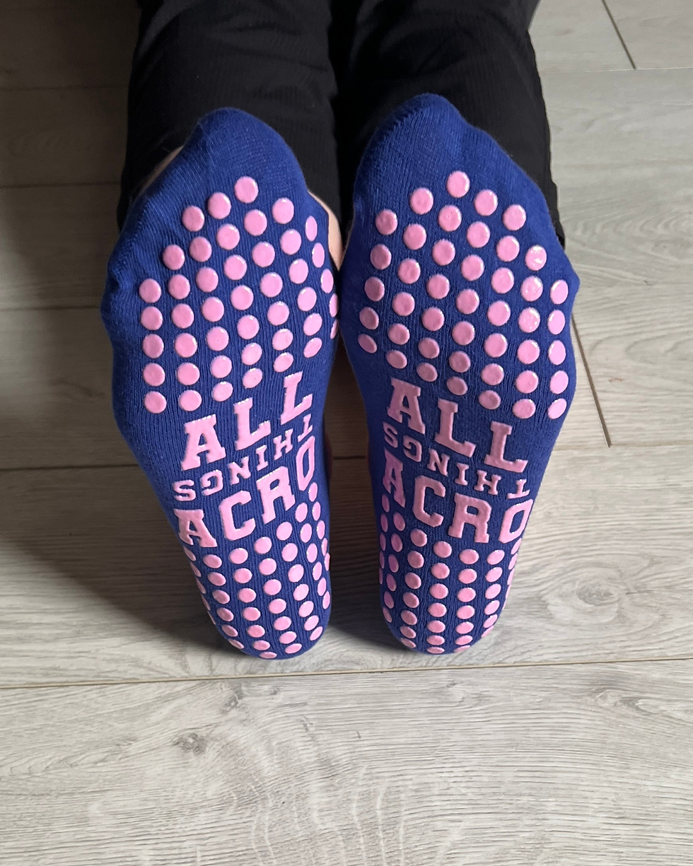 Thumbnail: NON-SLIP / ALL THINGS ACRO ANKLE SOCKS (Free Shipping)
