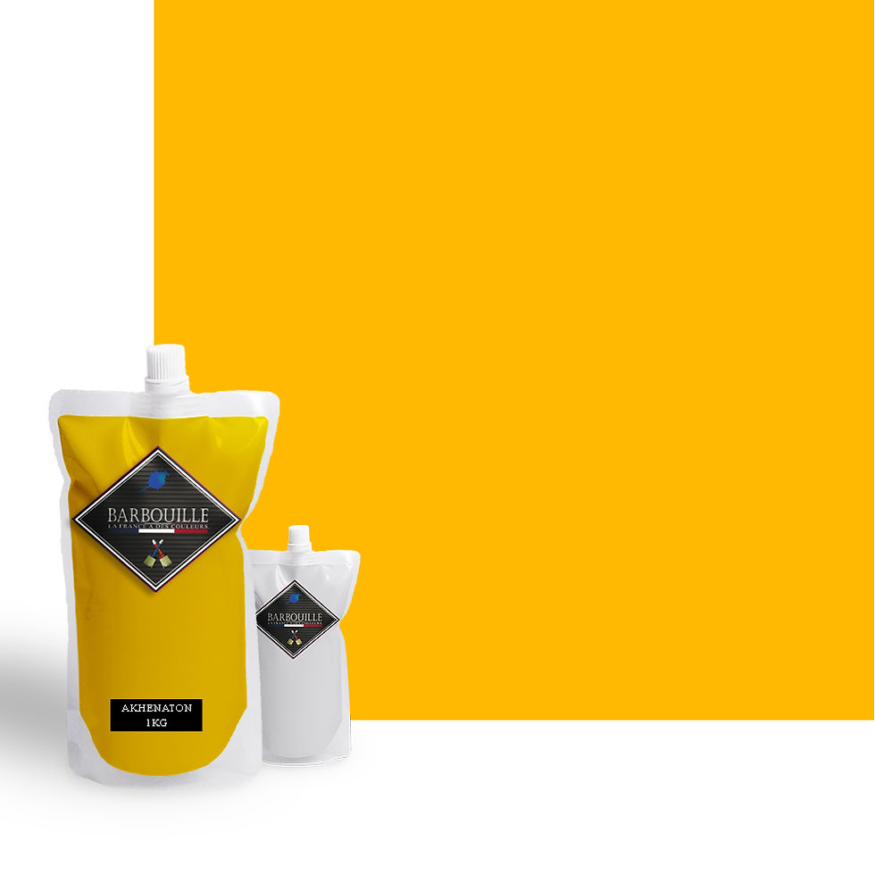 Miniature : Peinture acrylique couleur jaune: AKHENATON