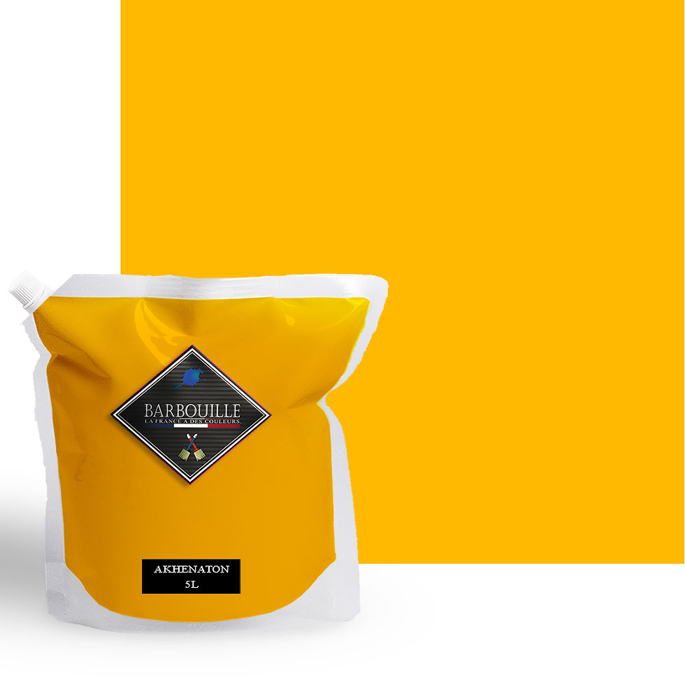 Miniature : Peinture acrylique couleur jaune: AKHENATON