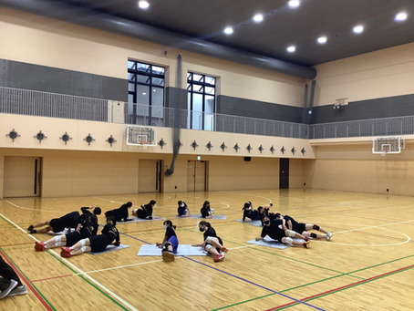田柄中バレー部の皆さんと合同練習会!